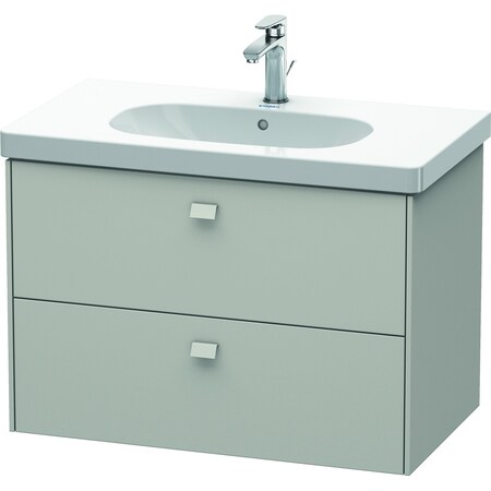 Duravit Brioso Wall-Mounted Vanity Unit Concrete Gray Matt BR414600707
